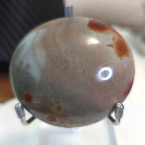 Polychrome Jasper Palm Stone - Picture 3 of 5